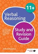 11+ Verbal Reasoning Study and Revision Guide - For 11+, Pre-Test and Independent School Exams Including CEM, GL and ISEB (Hammond Andrew)(Paperback)