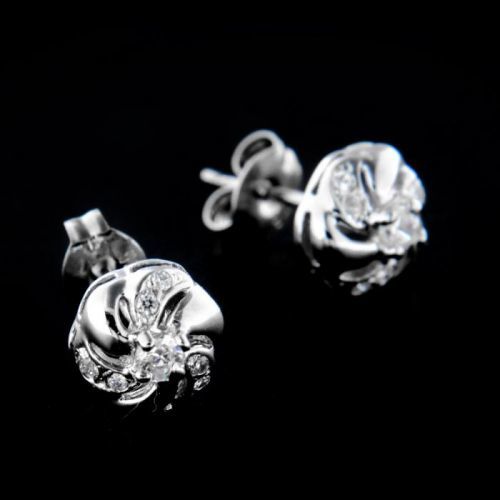 Stříbrné náušnice 14646