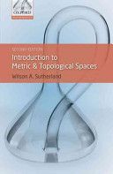 Introduction to Metric and Topological Spaces (Sutherland Wilson A. (Emeritus Fellow of New College Oxford))(Paperback)