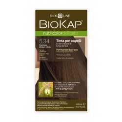 BIOKAP Nutricolor Delicato 5.34 Medová kaštanová barva na vlasy 140 ml