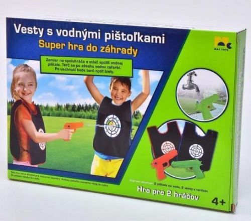 Vesty s vodní pistolkou
