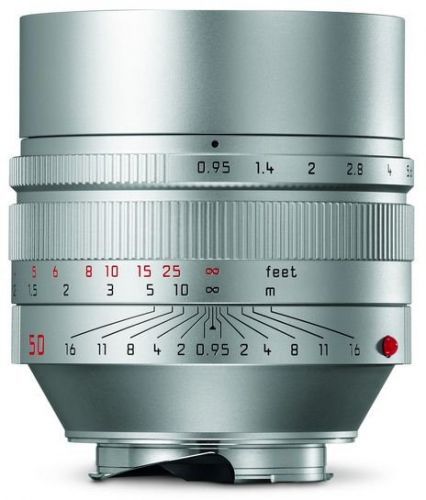 LEICA M 50 mm f/0,95 Asph. Noctilux-M stříbrný elox