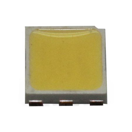 Led smd plcc6 0,5w stud. bílá 12500mcd/120° 6 čipů hebei plcc6-0.5w-w6