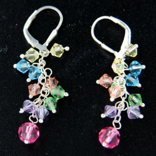 Stříbrné náušnice 14688