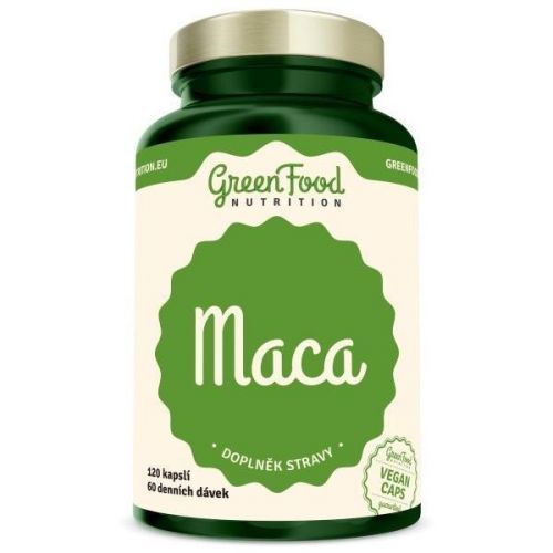 GREENFOOD NUTRITION Maca 120 kapslí