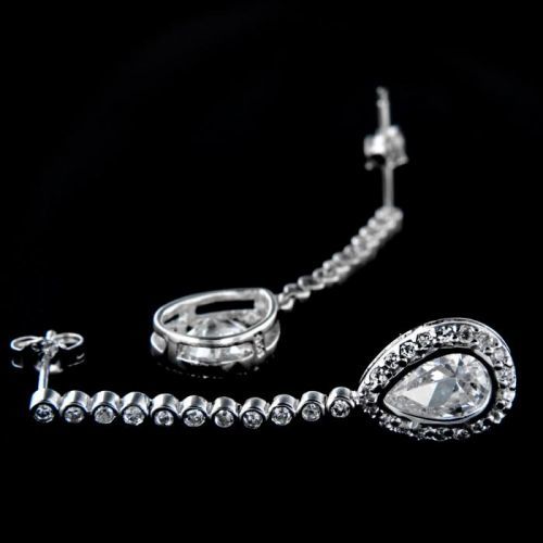 Stříbrné náušnice 15031