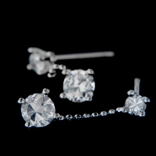 Stříbrné náušnice 14084