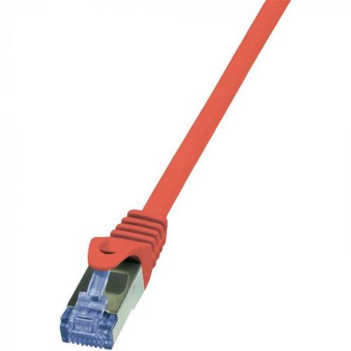 Patch kabel LogiLink CAT6A S/FTP, červená, 5 m