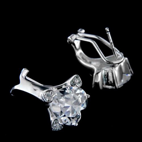 Stříbrné náušnice 14213