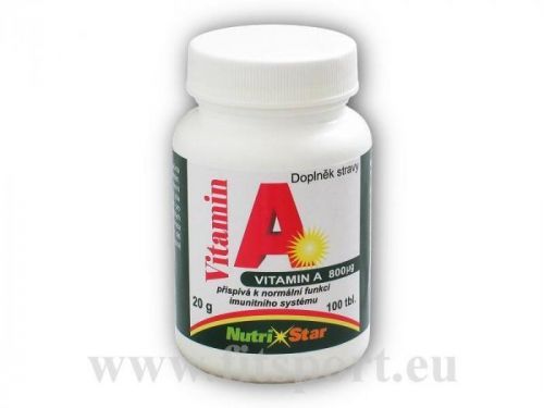 Nutristar Vitamín A 800mg 100 tablet