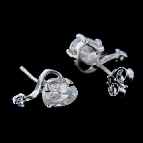 Stříbrné náušnice 14629