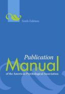 Publication Manual of the American Psychological Association (American Psychological Association)(Paperback)