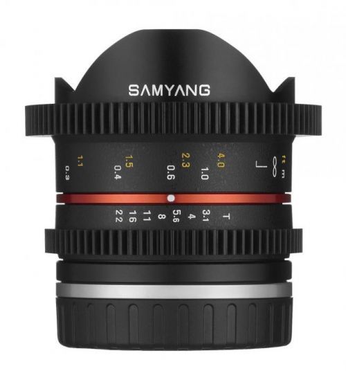 SAMYANG 8 mm T3,1 Cine UMC Fish-eye II pro Canon EF-M