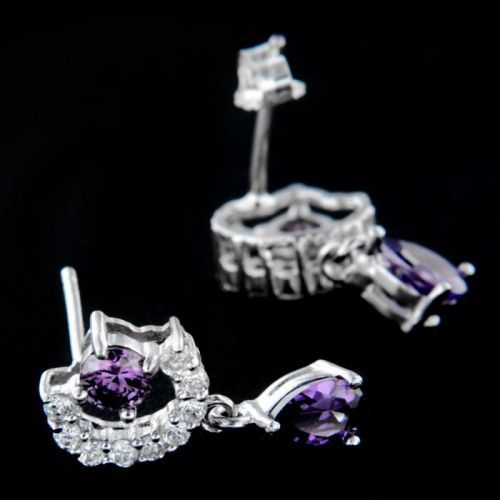 Stříbrné náušnice 14622