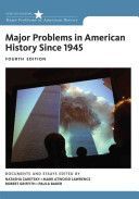 Major Problems in American History Since 1945 (Griffith Robert)(Paperback)