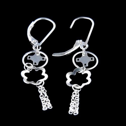 Stříbrné náušnice 14110