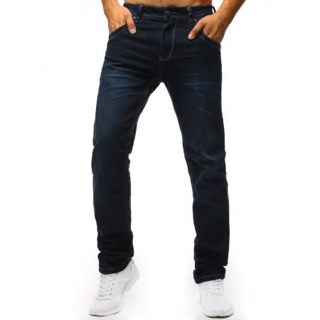 Pánské jeans kalhoty STYLE tmavě modré