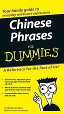 Chinese Phrases For Dummies (Abraham Wendy)(Paperback)