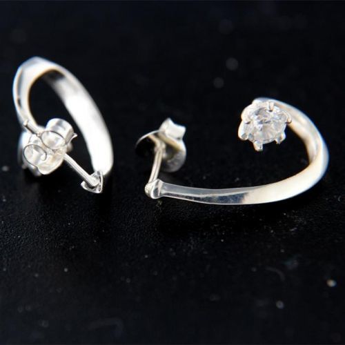 Stříbrné náušnice 14695