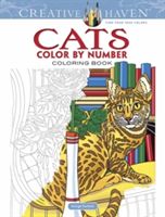 Creative Haven Cats Color by Number Coloring Book (Toufexis George)(Paperback)