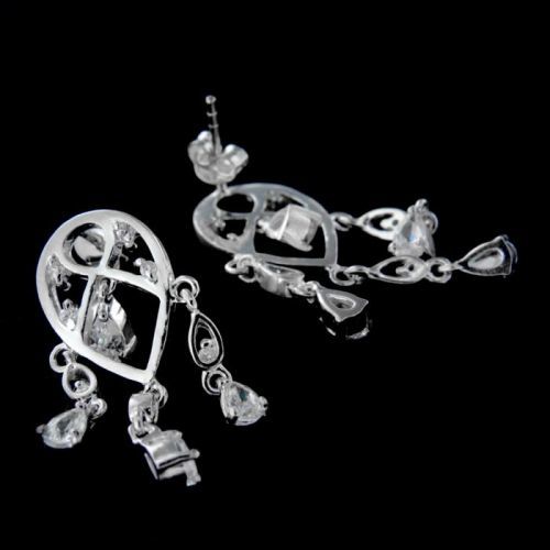 Stříbrné náušnice 14184