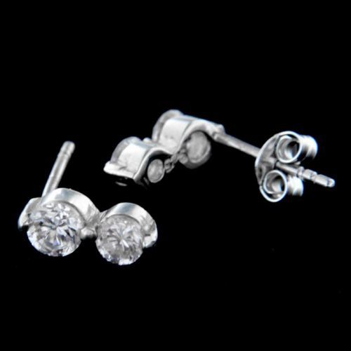 Stříbrné náušnice 14118