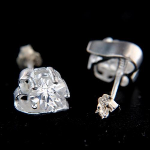 Stříbrné náušnice 14665