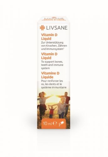 LIVSANE tekutý Vitamin D pro zdravý růst kapky10ml