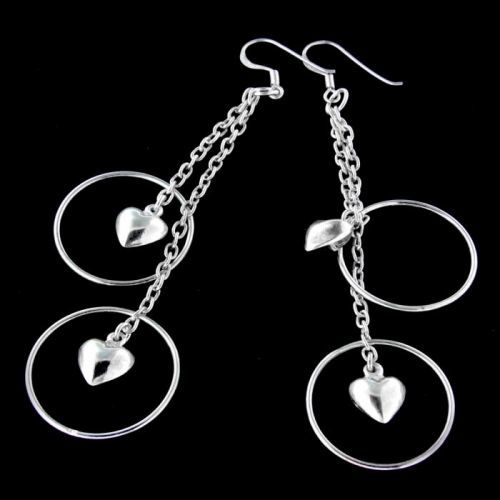 Stříbrné náušnice 14163