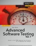 Advanced Software Testing, Volume 1: Guide to the Istqb Advanced Certification as an Advanced Test Analyst - Guide to the Istqb Advanced Certification as an Advanced Test Analyst (Black Rex)(Paperback)