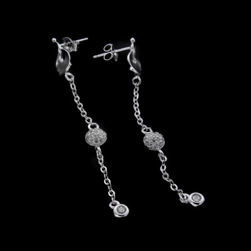 Stříbrné náušnice 16966