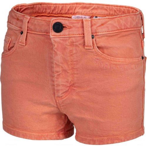 O'Neill LG CALI PALM SHORTS oranžová 128 - Dívčí šortky