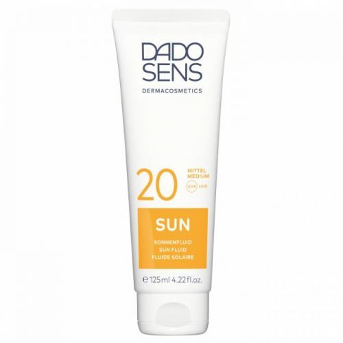 DADO SENS Opalovací fluid proti Slnečním alergiím SPF 20 125 ml