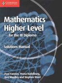 Mathematics for the IB Diploma Higher Level Solutions Manual (Fannon Paul)(Paperback)