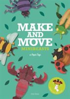 Make & Move: Minibeasts - 12 Paper Toys to Press Out and Play (Hisao Sato)(Paperback)
