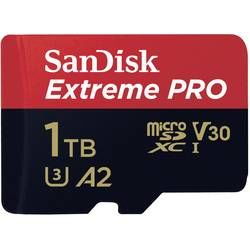 Paměťová karta microSDXC, 1 TB, SanDisk Extreme Pro™, Class 10, UHS-I, UHS-Class 3, v30 Video Speed Class