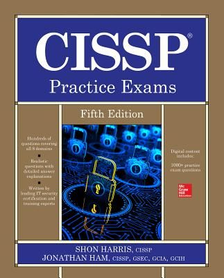 Cissp Practice Exams, Fifth Edition (Harris Shon)(Paperback)
