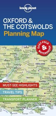 Lonely Planet Oxford & the Cotswolds Planning Map (Lonely Planet)(Sheet map, folded)