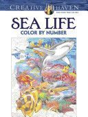 Creative Haven Sea Life Color by Number Coloring Book (Toufexis George)(Paperback)