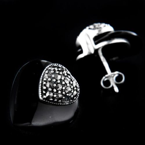 Stříbrné náušnice 14099