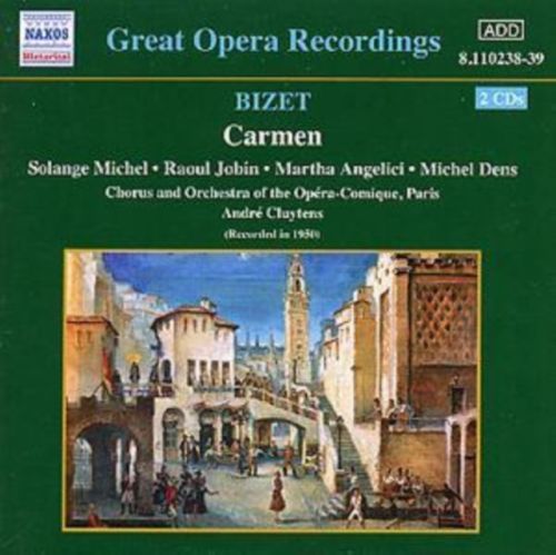 Carmen (Cluytens, Opera-comique Paris Chorus and Orchestra) (CD / Album)