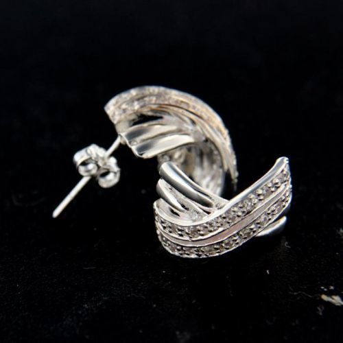 Stříbrné náušnice 14720