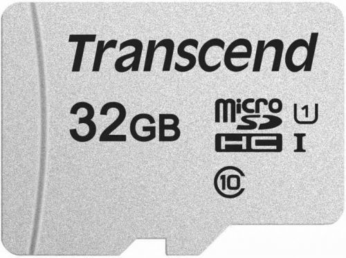 Transcend 32GB microSDHC 300S UHS-I U1 (Class 10) paměťová karta (bez adaptéru)