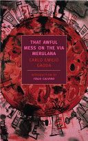 That Awful Mess on the Via Merulana (Gadda Carlo Emilio)(Paperback)