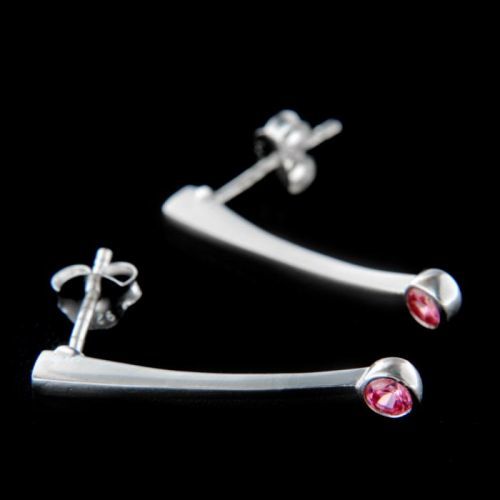 Stříbrné náušnice 14645