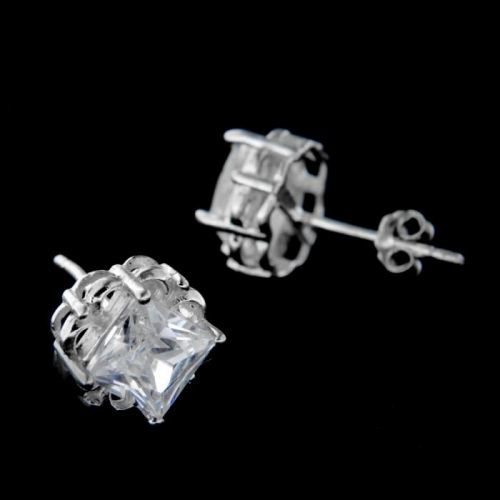 Stříbrné náušnice 14089