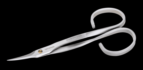 Tweezerman Stainless Cuticle Scissors ocelové nůžky na nehtovou kůžičku a záděry