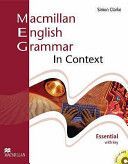 Macmillan English Grammar in Context Essential with Key and CD-ROM Pack (Clarke Simon)(Mixed media product)