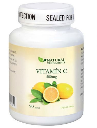 Natural Medicaments Vitamín C 500 mg 90 kapslí
