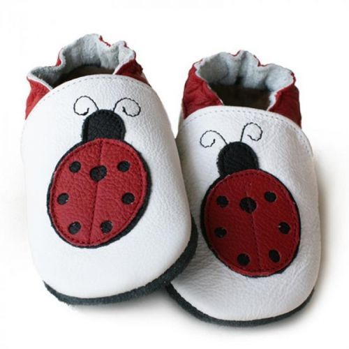 Kožené botičky Liliputi Soft Soled Miss Ladybug, L